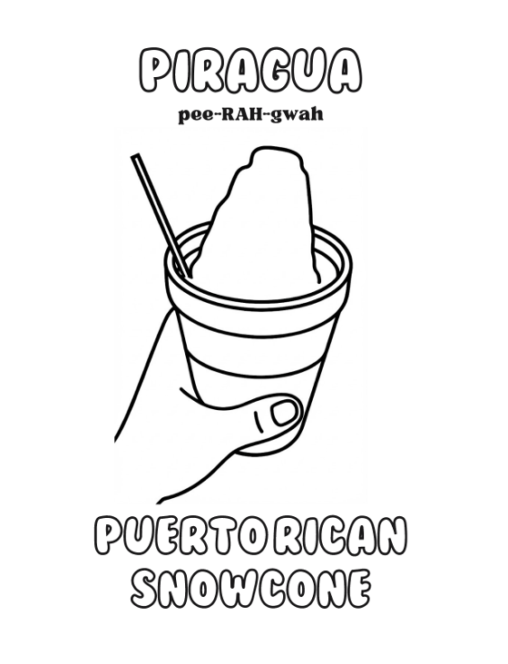 PRE-ORDER Vocabulario Boricua Bilingual Coloring Book