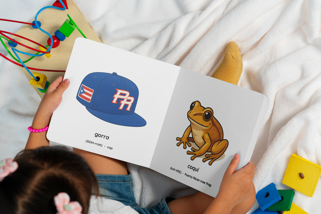 PRE-ORDER Vocabulario Boricua Bilingual Board Book